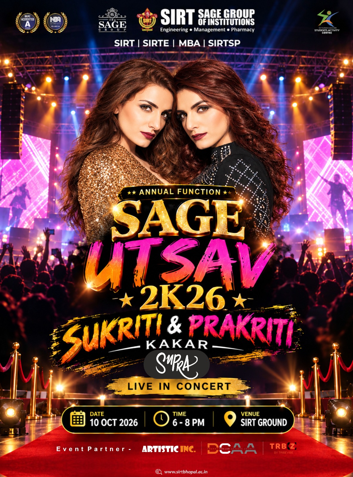 SAGE UTSAV 2K26 – A Grand Celebration of Talent, Creativity, Sports & Innovation